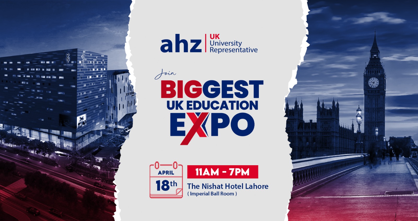 Biggest UK Education Expo 2026 @ The Nishat Hotel (Emporium Mall)
